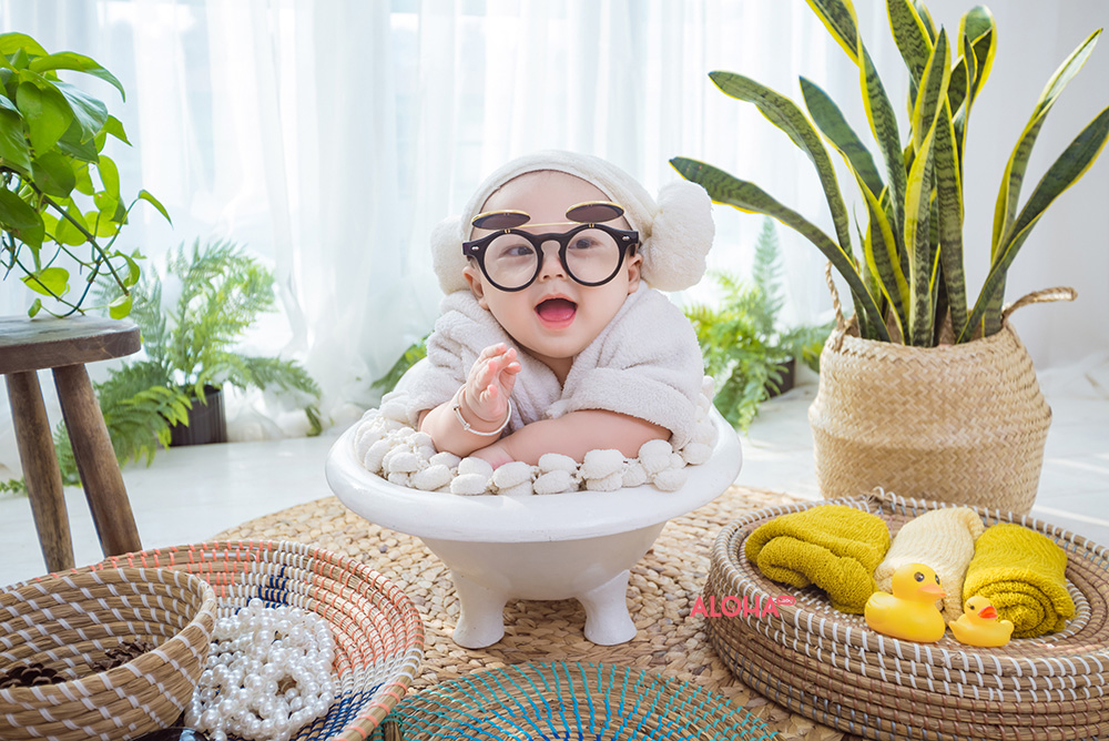 album ảnh bé quang minh